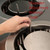 Lakeside 908 Adjust-a-Fit 6" Dia. Round Stainless Steel 4-Tube Shielded Mobile Dish Dispenser