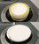 Lakeside 908 Adjust-a-Fit 6" Dia. Round Stainless Steel 4-Tube Shielded Mobile Dish Dispenser