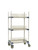 Metro MAX4-PR36VX2 Metromax 4 Mobile Drying Rack Unit 36"W x 68"H 3-Tier