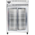 Continental Refrigerator 2RSNSASGD 52" W Two-Section Glass Door Reach-In Refrigerator