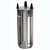 Lakeside 400825 Easy-Glide 8.13" Dia. Round Stainless Steel 1-Tube Open Dish Dispenser - ADA Height