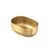 American Metalcraft ABHG46 25 Oz. Aluminum Gold Oval Entree Basket