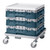 Cambro BR414414 Camrack Base Rack With Soft Gray Extender Full Size 19-3/4" x 19-3/4" 4-7/8" - 5 Cases
