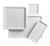 Cal-Mil 22098-15
 Melamine
 White
 Rectangular
 Serving Tray