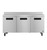 Hoshizaki WR72B-01 72"W Three Door Stainless Steel Steelheart Series Worktop Refrigerator