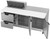 Beverage Air SPED72HC-08C-2 72" W Three-Section Two Door Sandwich Top Refrigerated Counter