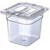 Carlisle 3068507 2.5 Qt. 1/6 Size Pan PolyCarbonate Clear Storplus Food Pan