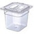 Carlisle 3068507 2.5 Qt. 1/6 Size Pan PolyCarbonate Clear Storplus Food Pan