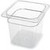 Carlisle 3068507 2.5 Qt. 1/6 Size Pan PolyCarbonate Clear Storplus Food Pan