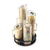 Piper Products 723 20" x 20" Stainless Steel Double Tray Stacks Open Style Tray Cart