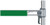 Metro CSM6-G Super Erecta Shelf Marker 6" x 1-1/4" Snaps Over Edge of Wire Shelves Green