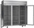 Beverage Air HFP3HC-1G 78" W Three-Section Glass Door Reach-In Horizon Series Freezer - 208/230 Volts