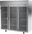 Beverage Air HFP3HC-1G 78" W Three-Section Glass Door Reach-In Horizon Series Freezer - 208/230 Volts