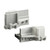 Cambro EXCC4480 Camshelving Speckled Gray Elements Xtra Corner Connector Set