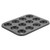 Winco CMF-12M 10" x 7.75" Carbon Steel Mini Muffin Pan