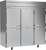 Beverage Air HR3HC-1HS 78" W Three-Section Solid Door Reach-In Horizon Series Refrigerator