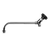 Fisher 55042 12"L Stainless Steel Control Swing Spout