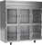 Beverage Air HRS3HC-1HG 78" W Three-Section Glass Door Reach-In Horizon Series Refrigerator