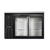 Continental Refrigerator BB50SNSGD 50"W Glass Door Refrigerated Back Bar Cooler