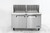 Migali C-SP60-24BT-HC 60.2" W Two Section Two Door Competitor Series Refrigerated Counter/Big Top Sandwich Prep Table