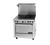 Garland M42-6S-NG 34" Natural Gas Heavy Duty Range - 100,000 BTU