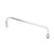 T&S Brass 062X-A22 Nozzle swivel 12" long standard 2.2 GPM aerator 3-15/16" clearance