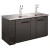 Admiral Craft USBD-6928/2 90" W Black U-STAR Draft Beer Cooler or Dispenser - 115 Volts