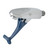 T&S Brass B-1205 Glass Filler Faucet push back wall mounted volume regulator blue lean arm instant shut-off 3/8"