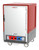Metro C535-CFS-U C5 3 Series Red Half-Size Insulated Heated Holding & Proofing Cabinet with Solid Door and Universal Wire Slides - 120V