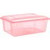 Carlisle 10622C05 12 1/2 Gal. Polycarbonate Transparent Red Storplus Food Storage Box