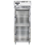 Continental Refrigerator D1RENSSGDHD 28.5" W One-Section Glass Door Reach-In Designer Line Wide Refrigerator