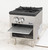 Migali C-SPS-1-18-NG 18" Natural Gas 2 Burners Countertop - 80,000 BTU