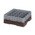 Cambro 20S434167 Camrack Glass Rack With (2) Soft Gray Extenders - 4 Cases