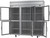 Beverage Air HFP3HC-1HG 78" W Three-Section Glass Door Reach-In Horizon Series Freezer - 208/230 Volts