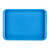 Cambro 1318MT142 12-5/8" x 17-3/4" x 1-1/16" Blue Rectangular Fiberglass Market Display Tray - 12/Case
