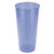 Winco PTP-20B 20 Oz. Blue Plastic Pebbled Tumbler
