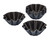 Matfer Bourgeat 330625 3.13" x 1.25" Steel Exopan Brioche Mold - 1/Pack