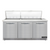 Continental Refrigerator D72N27M-FB 72" W Three-Section Three Door Designer Line Mighty Top Sandwich Unit