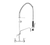 Fisher 34480 16" Swing Spout Brass 8" Centers Spring Style Pre-Rinse Unit