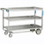 Lakeside 559 36" H 700 Lbs. Stainless Steel Solid 3-Shelf Utility Cart