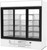 Beverage Air MMR66HC-1-W 75" W Three-Section Glass Door MarketMax Refrigerated Merchandiser