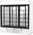 Beverage Air MMR66HC-1-W 75" W Three-Section Glass Door MarketMax Refrigerated Merchandiser