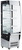 Admiral Craft BDVACM-220 19.5" W Black Diamond Vertical Air Curtain Merchandiser - 1230 Watts