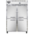 Continental Refrigerator 2RF-HD 52" W Two-Section Solid Door Reach-In Refrigerator/Freezer