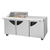 Turbo Air TST-72SD-15M-N-CL 72.63" W Three-Section Three Door Super Deluxe Sandwich/Salad Mega Top Unit