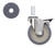 Metro 5Mdba Super Erecta Stem Caster 5" Dia. 1-1/4" Face 250 Lb. Capacity High Modulus Donut Wheel Tread