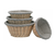 Matfer Bourgeat 118510 1 Lb. Round Banneton Proofing Basket