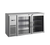 Infrico USA IMD-ERV60IIGD 60.75"W Two-Section Glass Door Back Bar Cooler