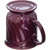 Dinex DX300061 8 Oz. Polypropylene Cranberry Pedestal Base Mug (48 Each Per Case)
