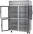 Beverage Air HRS2HC-1HG 52" W Two-Section Glass Door Reach-In Horizon Series Refrigerator